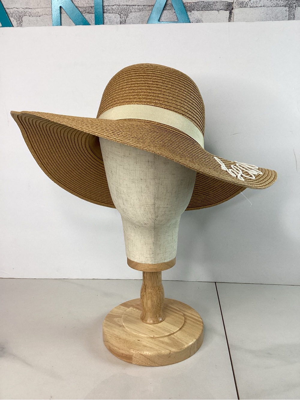 Panama Jack Straw Paper Large Brim Ladies Hat